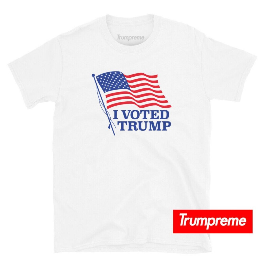 Donald Trump I VOTED TRUMP tshirt - USA MAGA KAG